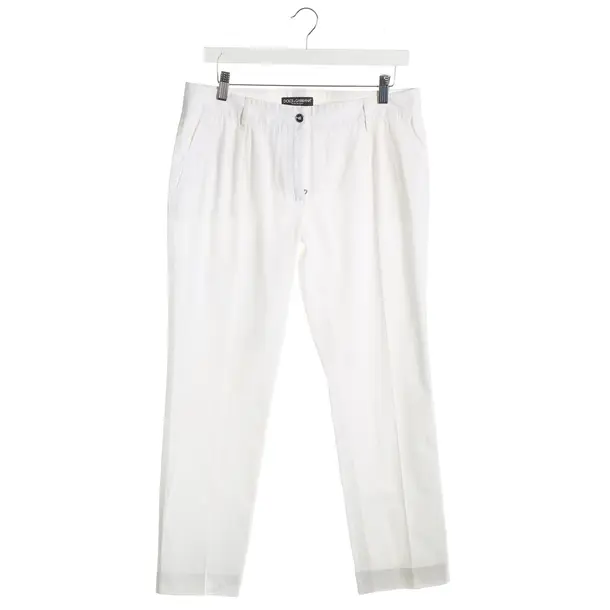 Hose, in Weiß, Baumwolle, Dolce & Gabbana