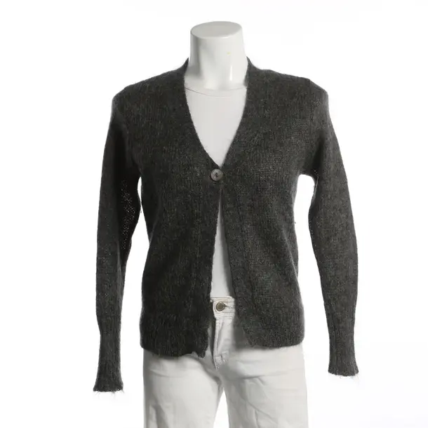 Strickjacke, in Grau, Wolle, Miu Miu
