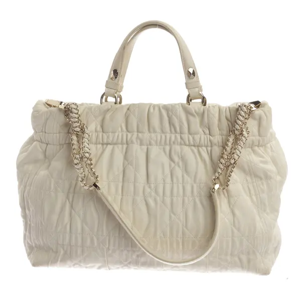 Shoulder Bag, in Beige, Leather, Dior