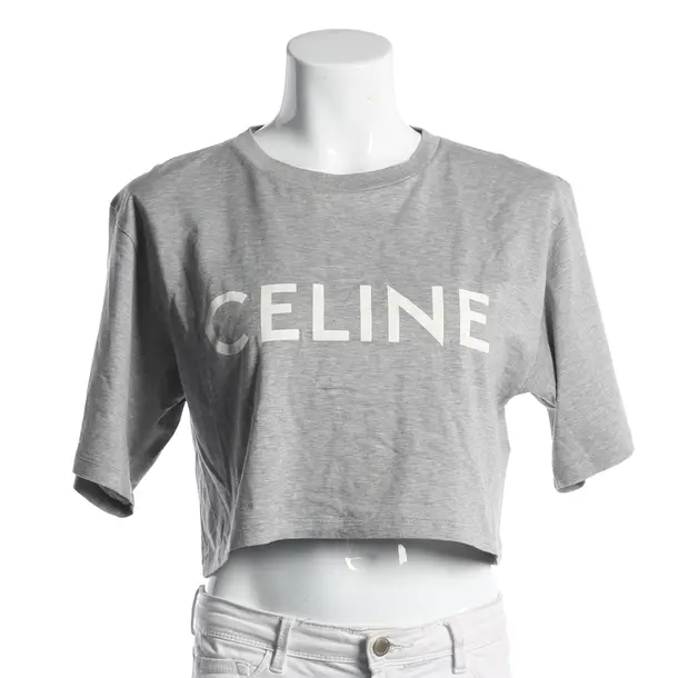 Shirt, in Gray, Cotton, Céline