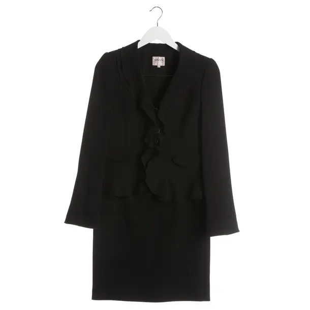 Kostüm, in Schwarz, Wolle, Armani Collezioni