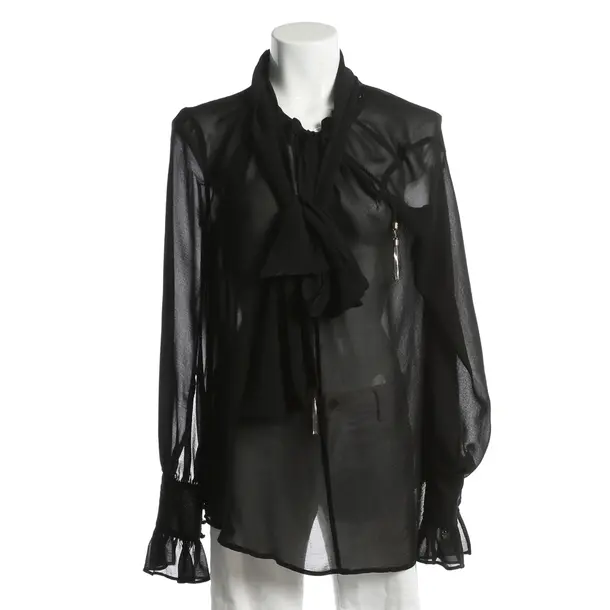 Blouse, in Black, Polyester, Elisabetta Franchi