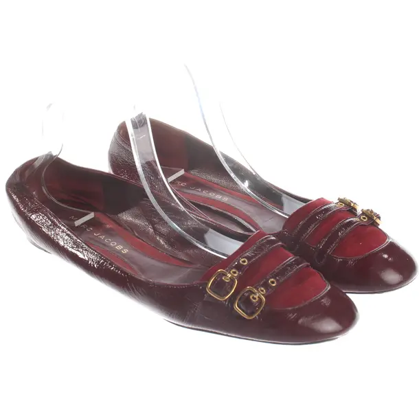 Ballerinas, in Rot, Marc Jacobs
