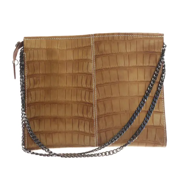 Schultertasche, in Hellbraun, Leder, Golden Goose
