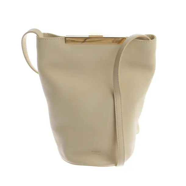 Shoulder Bag, in Beige, Leather, Khaite