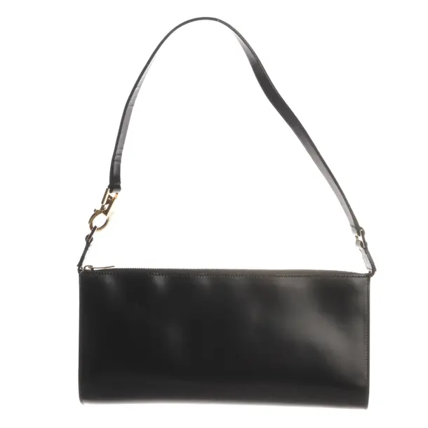 Schultertasche, in Schwarz, Leder, Salvatore Ferragamo