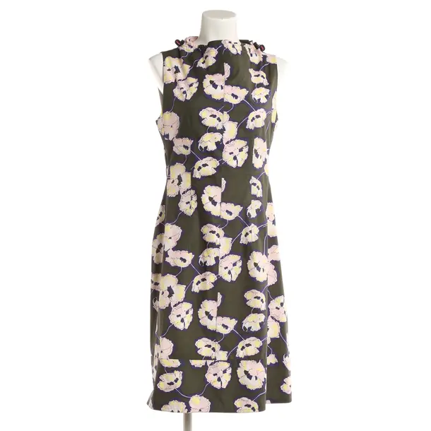 Dress, in Dark Green, Cotton, Marni