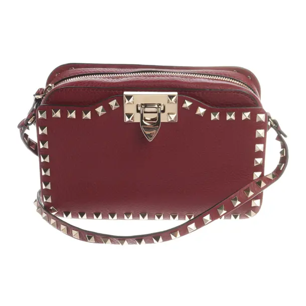 Cross Body Bag, in Red, Leather, Valentino