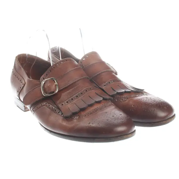 Halbschuhe, in Braun, Santoni