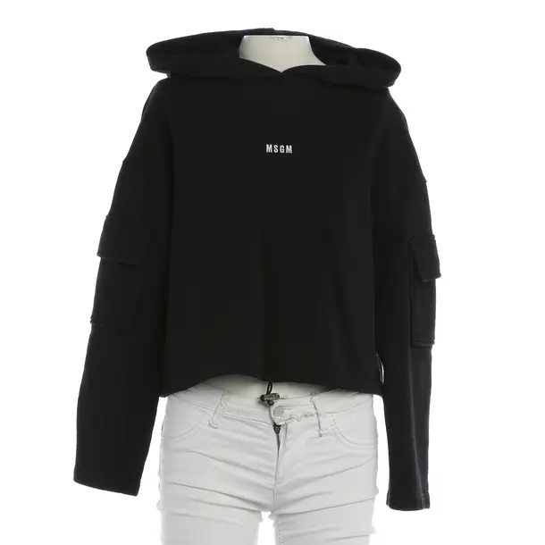 Hoodie, in Black, Cotton, MSGM