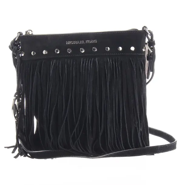 Schultertasche, in Schwarz, Leder, Michael Kors