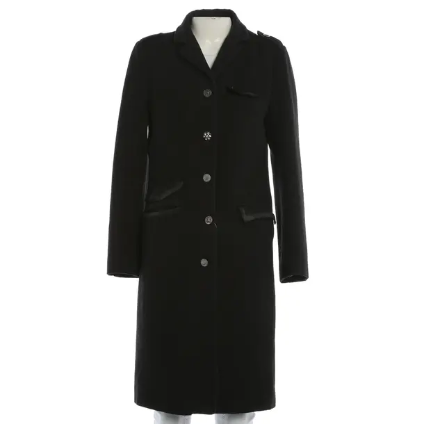 Mid-Season Coat, in Black, Acrylic, Dondup