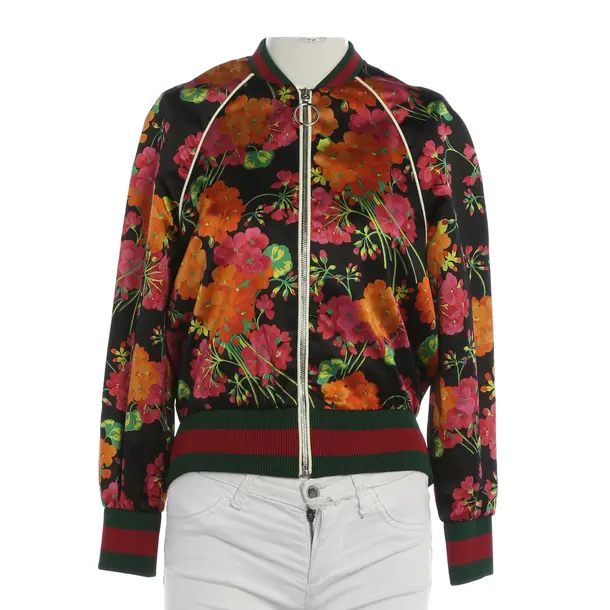 Mid-Season Jacket, in Multicolored, Silk, Gucci