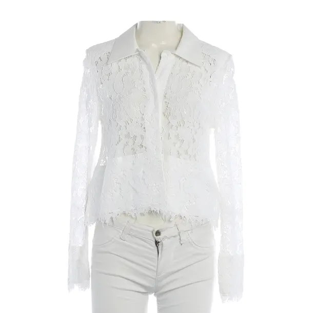 Blouse, in White, Cotton, Balenciaga
