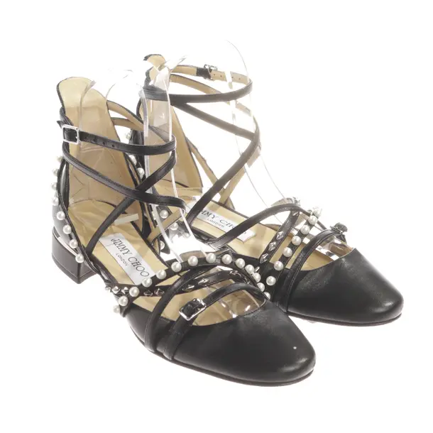Flats, in Black, Jimmy Choo