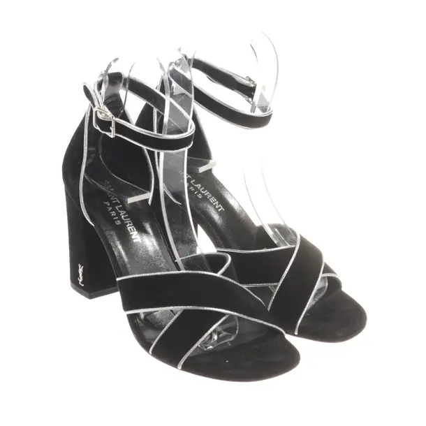 Sandaletten, in Schwarz, Saint Laurent
