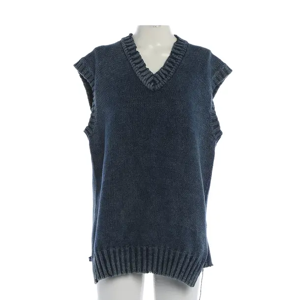 Sweater Vest, in Blue, Cotton, Maison Martin Margiela