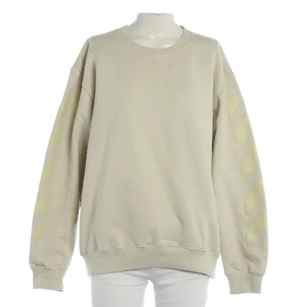 Sweatshirt, in Beige, Baumwolle, Off-White