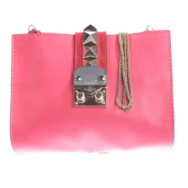 Abendtasche, in Rosa, Leder, Valentino