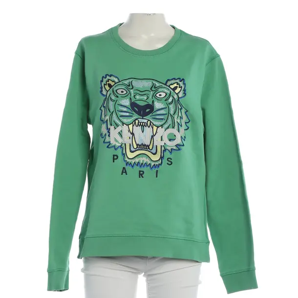 Sweatshirt, in Grün, Baumwolle, Kenzo