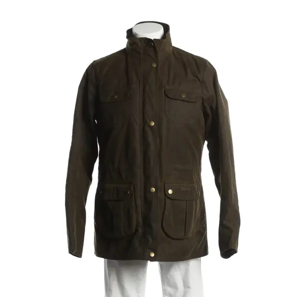 Winter Jacket, in Dark Green, Cotton, Barbour