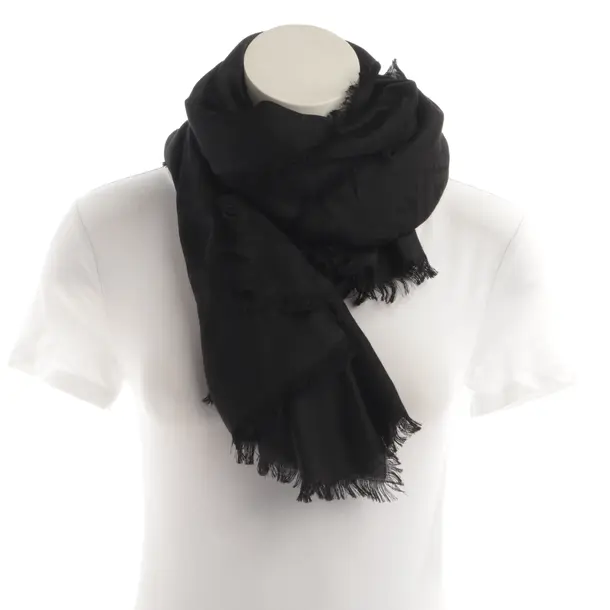Shawl, in Black, Wool, Fendi
