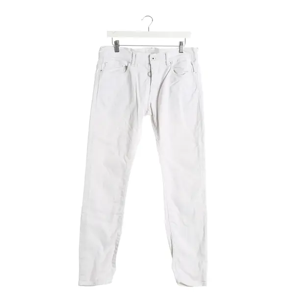 Jeans slim fit, in Bianco, Cotone, Bianco sporco