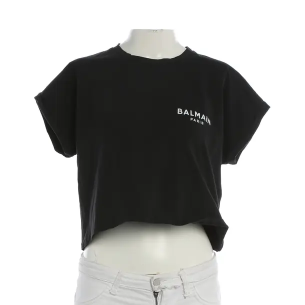 Shirt, in Black, Cotton, Balmain
