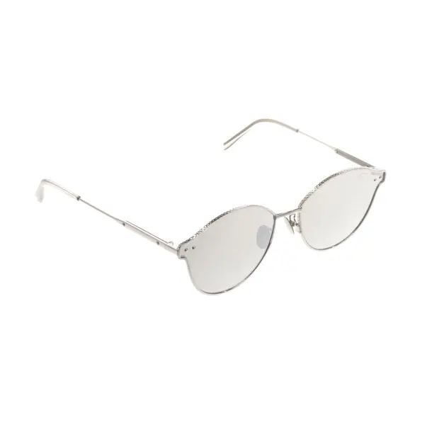 Sonnenbrille, in Silber, Kunststoff / Metall, Bottega Veneta
