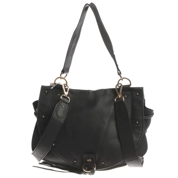 Cross Body Bag, in Black, Leather, See by Chloé
