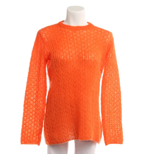 Jumper, in Orange, Wool, Roberto Collina