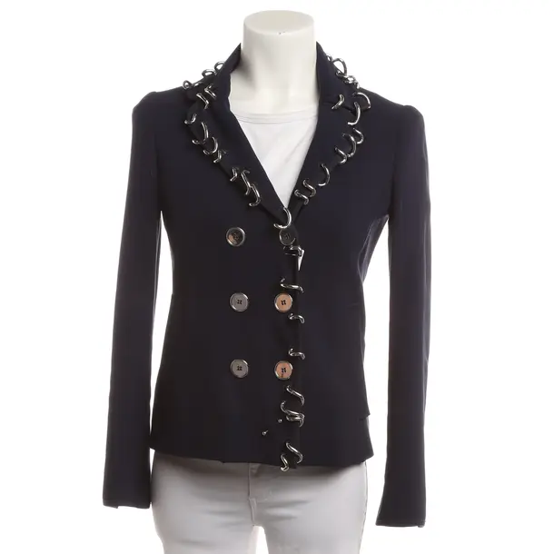 Blazer, in Blau, Baumwolle, Moschino