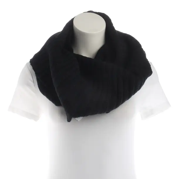 Scarf, in Black, Wool, Max Mara