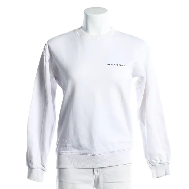 Sweatshirt, in Weiß, Baumwolle, Chiara Ferragni