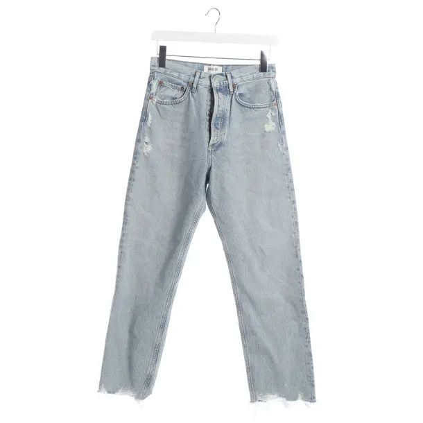 Jeans Straight Fit, in Hellblau, Baumwolle, Agolde