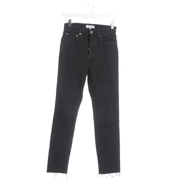 Skinny Jeans, in Black, Cotton, Re/Done
