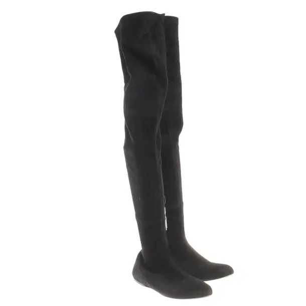 Overkneestiefel, in Schwarz, Alaia