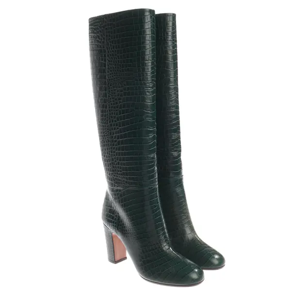 Boots, in Green, Aquazzura