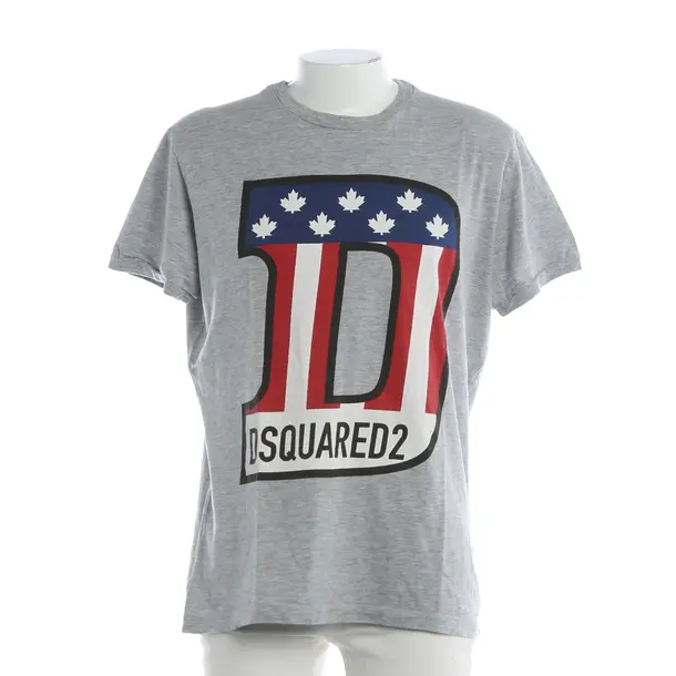 Maglietta, in Grigio, Cotone, Dsquared