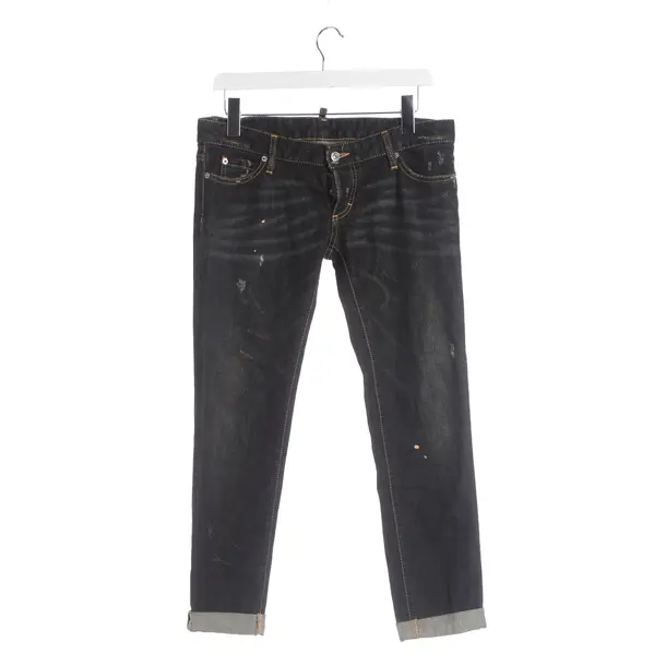Jeans Slim Fit, in Schwarz, Baumwolle, Dsquared