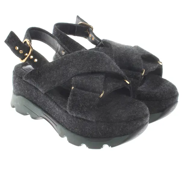 Sandals, in Dark Gray, Marni