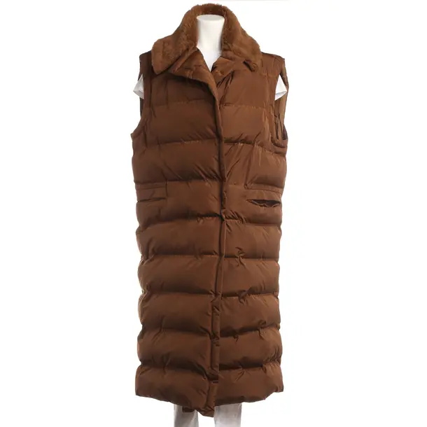 Weste, in Braun, Polyester, Max Mara