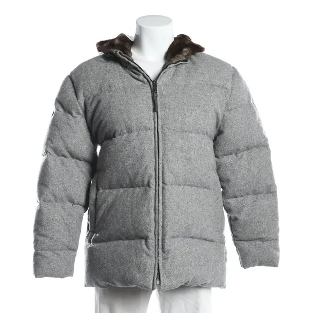 Winterjacke, in Grau, Wolle, Moncler