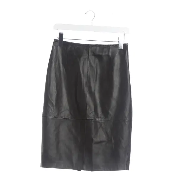 Gonna, in Nero, Pelle, Max Mara