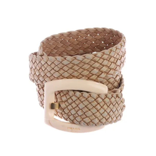 Cinture, in Marrone chiaro, Pelle, Prada