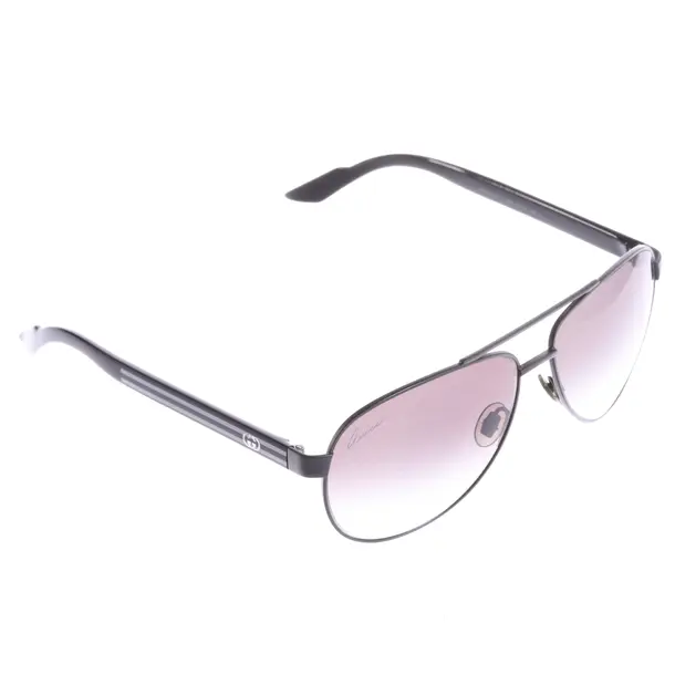 Sonnenbrille, in Schwarz, Kunststoff / Metall, Gucci