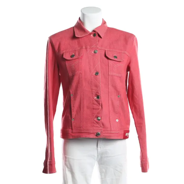 Giacca di jeans, in Rosso chiaro, Cotone, Moschino