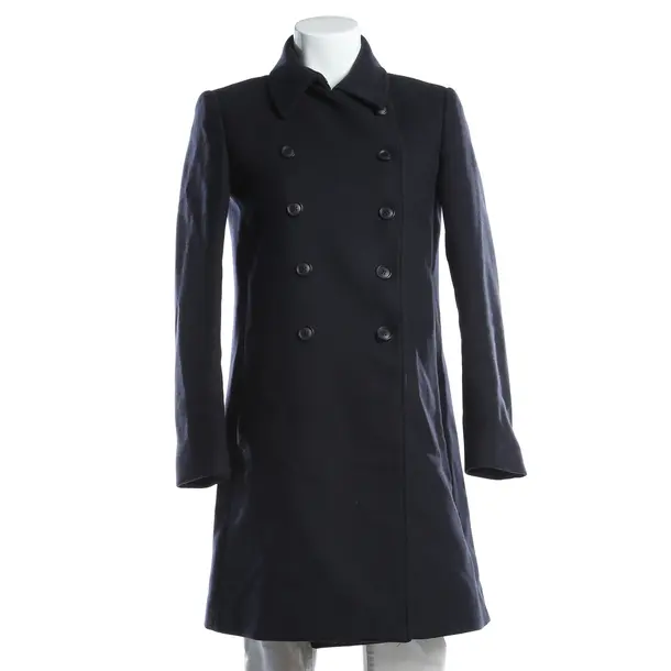 Winter Coat, in Navy, Wool, Dondup