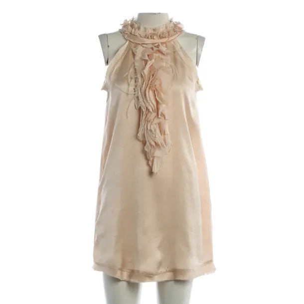 Cocktailkleid, in Hellbraun, Seide, Elisabetta Franchi