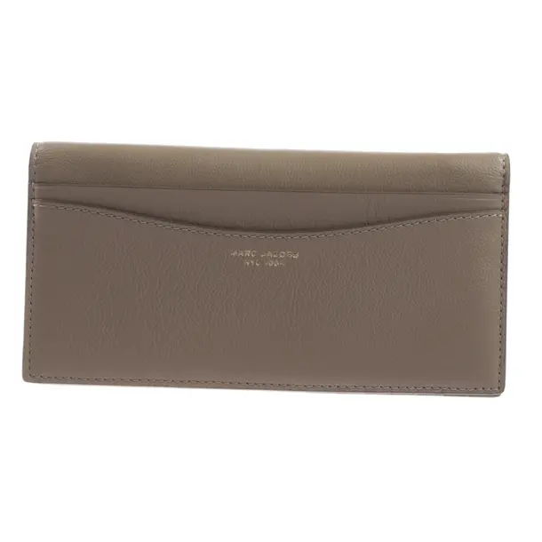 Wallet, in Gray, Leather, Marc Jacobs